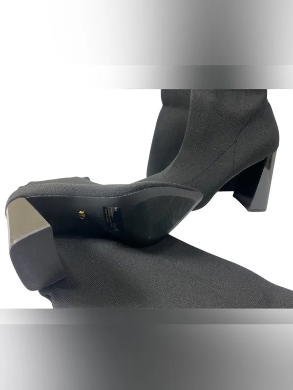 Cape Robbin Flo-A Black Stretch Thigh High Boots Block Heel Size 7 NIB - Image 5