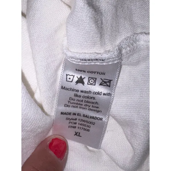Junk Food Budweiser Anheuser Busch Eagle Vintage Destroy‎ Tee White XL 12WS002 - Image 6
