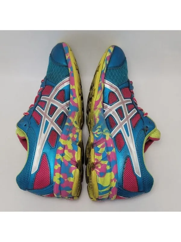 Women's Asics Gel Frantic 7 Athletic Sneakers Running Shoes Size 10 Blue Pink - Image 8