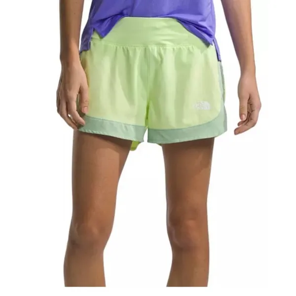 NWT THE NORTH FACE Women's Sunriser Short 4" XL Astro‎ Lime - Image 2