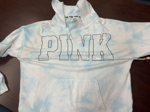 PINK Victoria’s Secret Oversized Tie Dye Hoodie Size Medium - Image 6