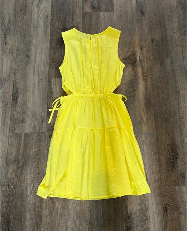 Yellow Gap Dress With Side Cutouts - Image 5