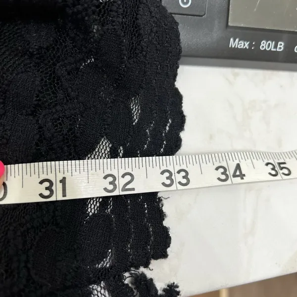 Windsor M Medium Dress Bodycon Black Lace Whimsygoth Fairy Coquette Sexy Stretch - Image 14