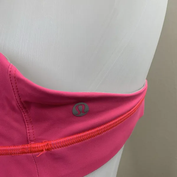 Lulumeon Fast & Free Sports Bra (Nulux) Dazzle Hot Pink Women’s Sz 12 - Image 6