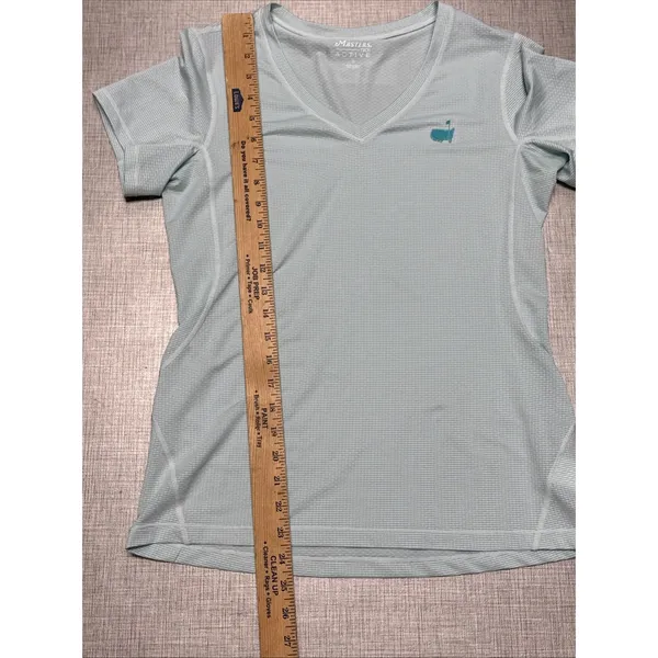 Masters Tech Active Women's T-shirt Sz Small Athleisure‎ Green Fitted Golf - Image 6