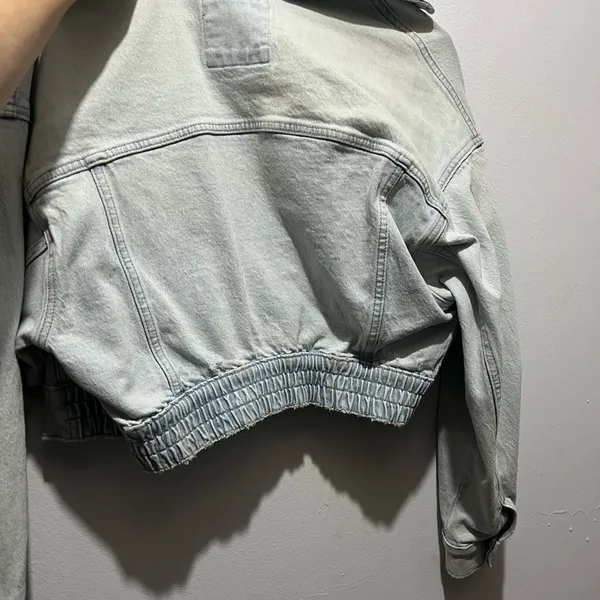 Abercrombie Light Blue Denim Jacket - Image 3