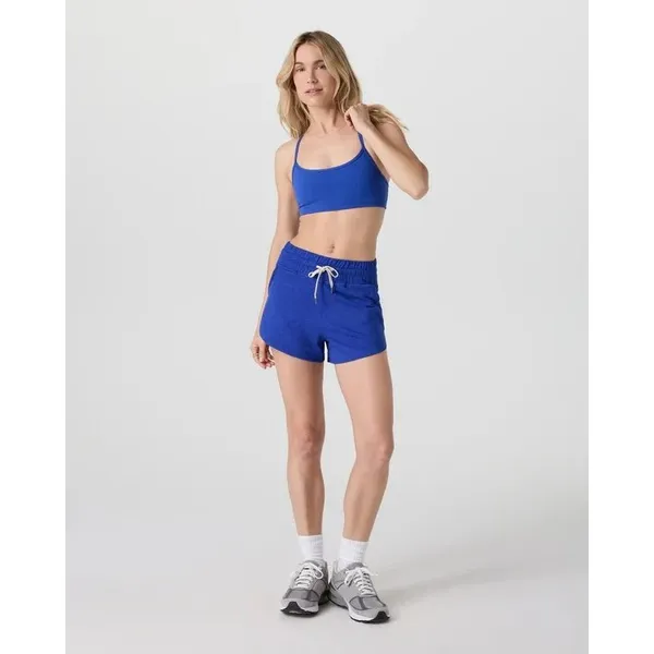 Vuori Halo Performance Short Copenhagen Heather Blue DreamKnit VW3062 XL - Image 3