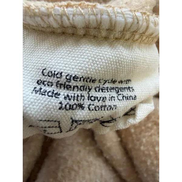 Araminta James Yellow Fleece Shorts Womens‎ XS Lounge Comfy Neutral - Image 4