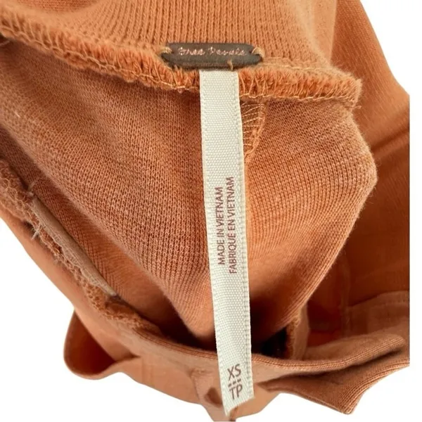 Free People Women's‎ Semi Charmed Cargo Jogger Pants Orange Size XS Activewear - Image 3