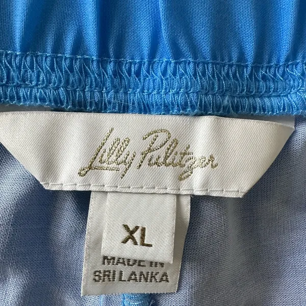 Lilly Pulitzer Bal Harbour Palazzo Wide Leg Pant A Lil Nauti Engineered Lunar Xl - Image 4