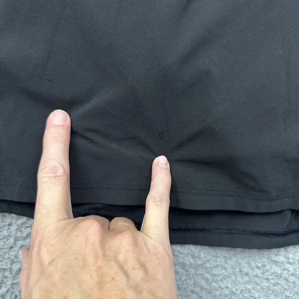 Lululemon Play Off The Pleats Skirt Skort Black Athletic Tennis Women's 12 - Image 2