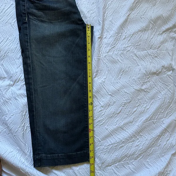 7 For All Mankind Dark Blue Capris - Image 8