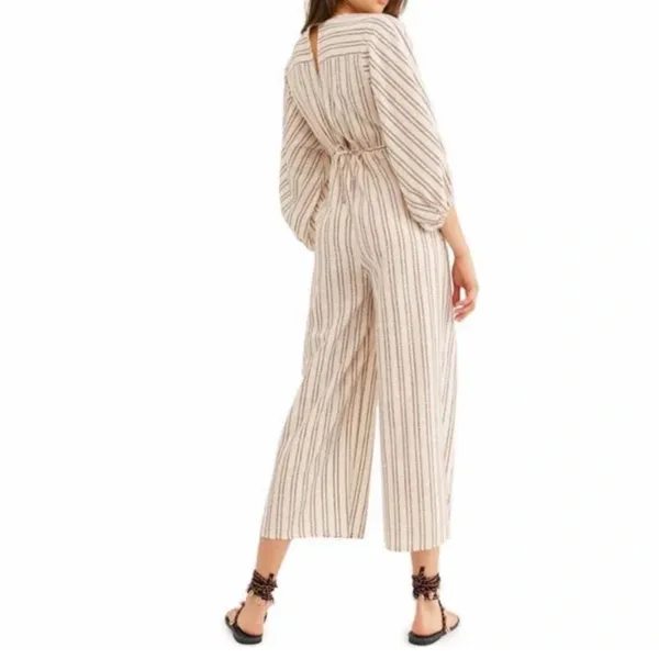 Free People Kenny Striped One-Piece Jumpsuit - Image 2