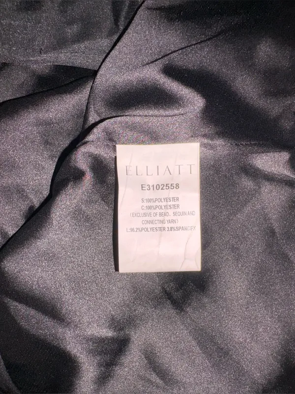 NEW ELLIATT Margot Beaded Black Sleeveless Gown Sz XS - Image 8