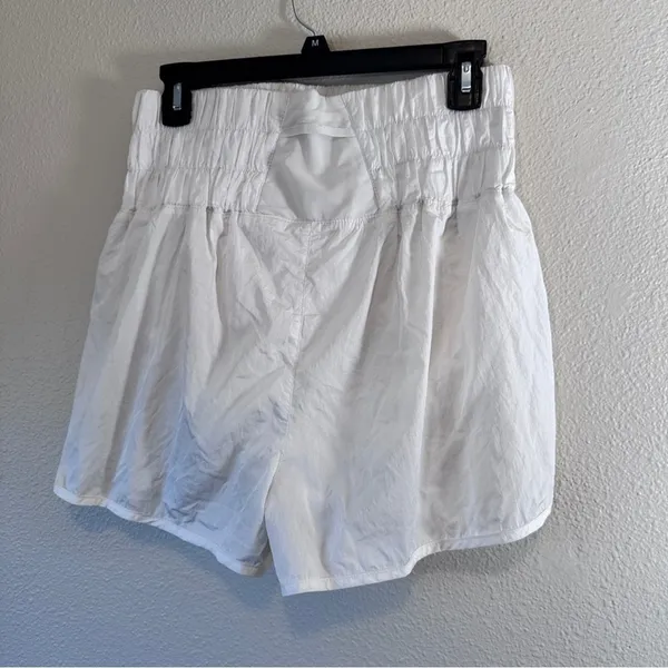 Free People Movement White High Rise Running Shorts Womens XL Gym Workout Casual - Image 5