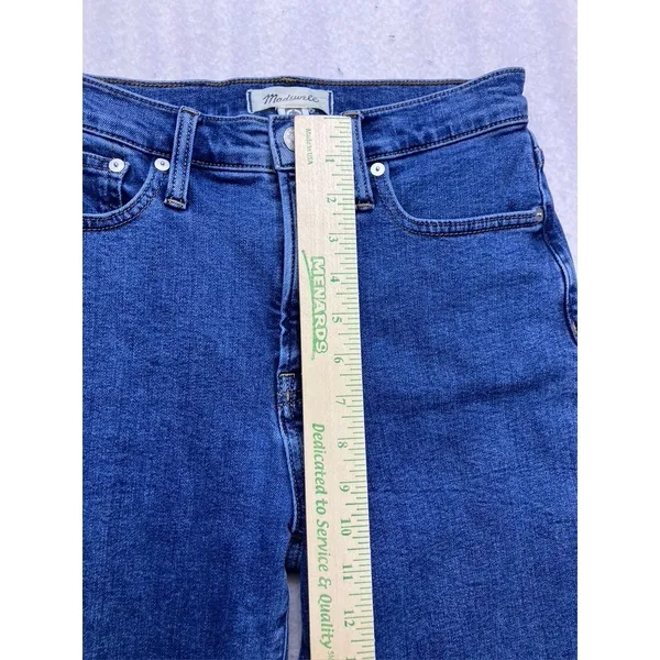 Madewell The Perfect Vintage Straight Jean Women‎ 25 Blue Denim High Rise Denim - Image 5