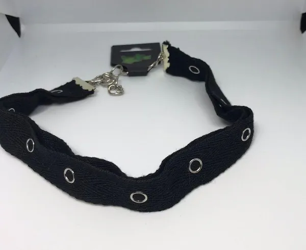 Gothic Black Grommet Punk Chocker New - Image 4
