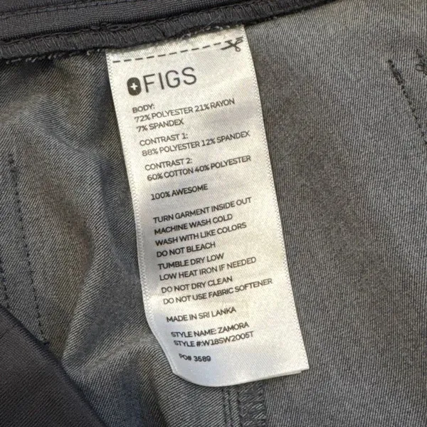 Figs scrub pants size large tall graphite? - Image 3
