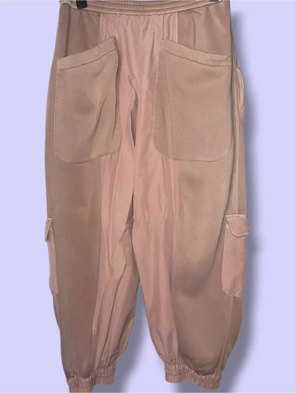 NWOT Free People FP Movement Timko Pants Pacific Sand Beige L - Image 4