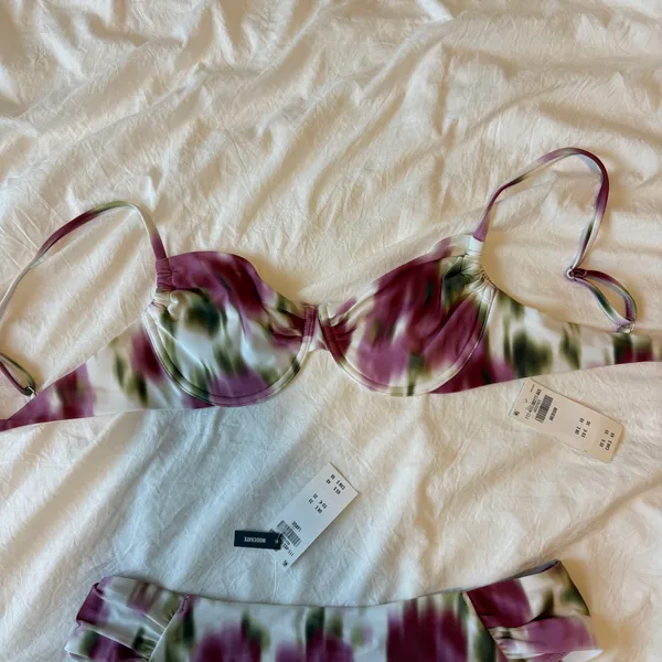 Abercrombie & Fitch ruched mid-rise moderate bikini - Image 6