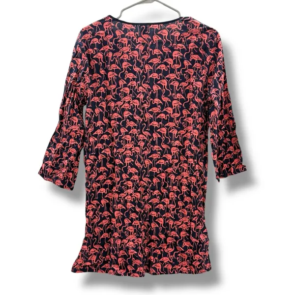 J.Crew Factory NWT Tissue Tunic Swim Coverup Women’s Size‎ Small Flamingo Print - Image 2