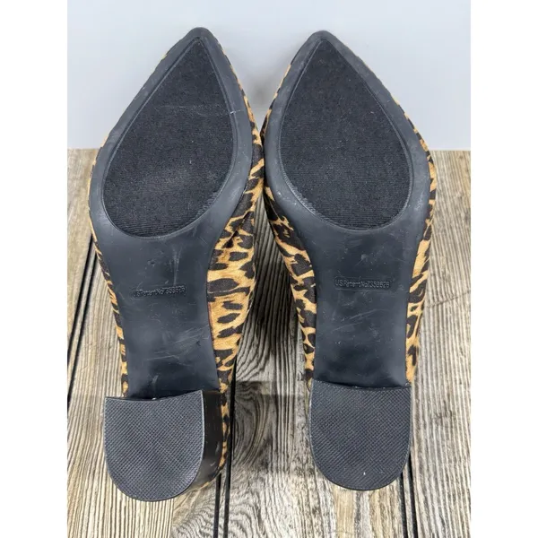 Massini Women's Emily Leopard block heeled Mules SZ 10 - Image 7