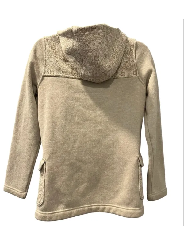 Patagonia Better Sweater Icelandic Coat Toggle Fleece Jacket Cream Size Small - Image 2