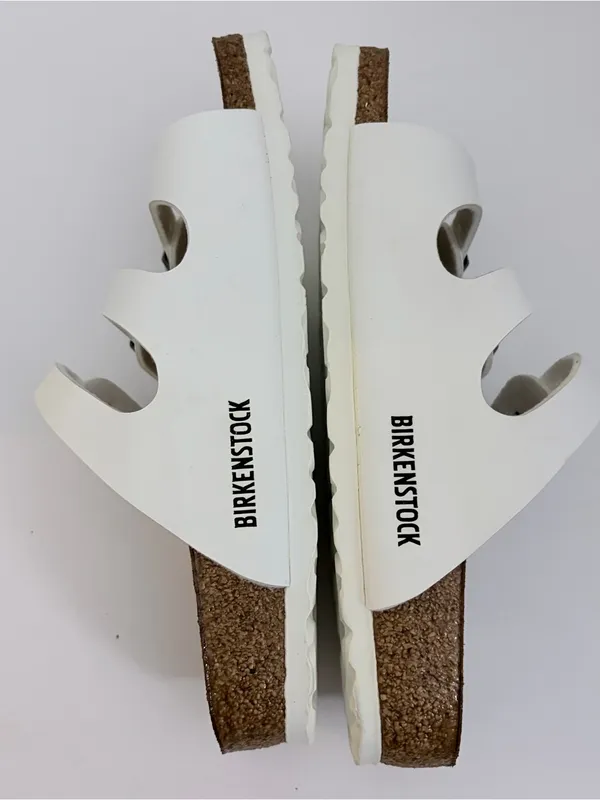Birkenstock Florida‎ Birko-Flor White Sz.6L, 4M NWOB - Image 5