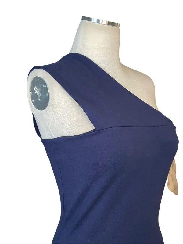 superdown Rockie One Shoulder Dress in Navy XSmall New Womens Bodycon cocktail - Image 5