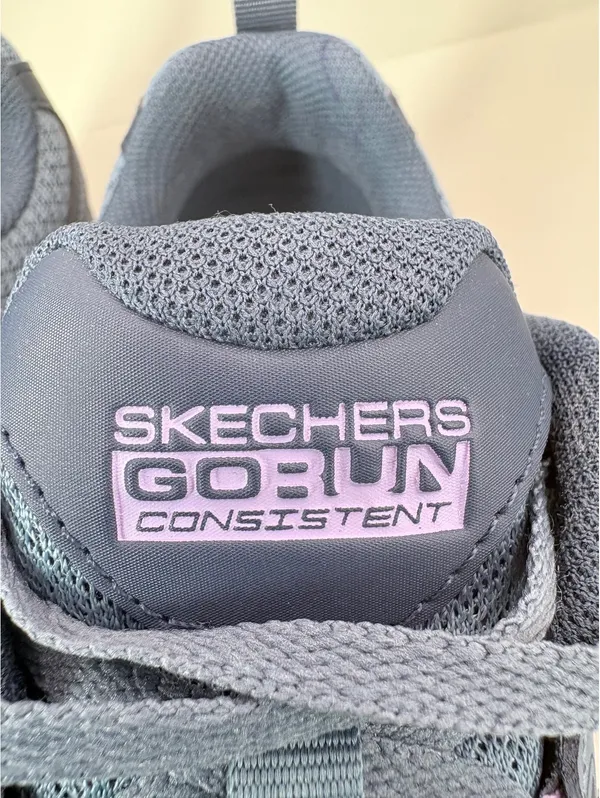 Athletic Shoes Women’s 7.5 Gray Purple Skechers Go Run Consistent Mesh - Image 5