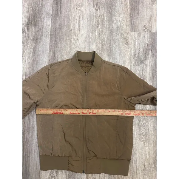Lululemon Non-Stop Bomber Jacket Tan Khaki Size 6 - Image 6