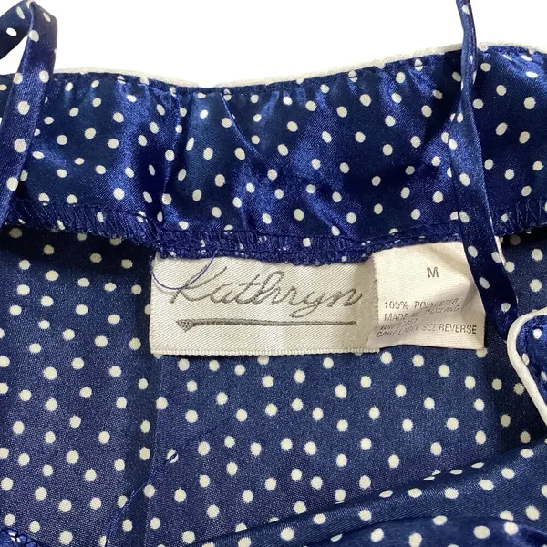 Vintage Kathryn Nightgown Blue Size M - Image 4