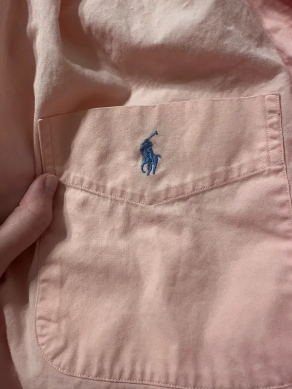 Light Pink Ralph Lauren Button Up  - Image 2