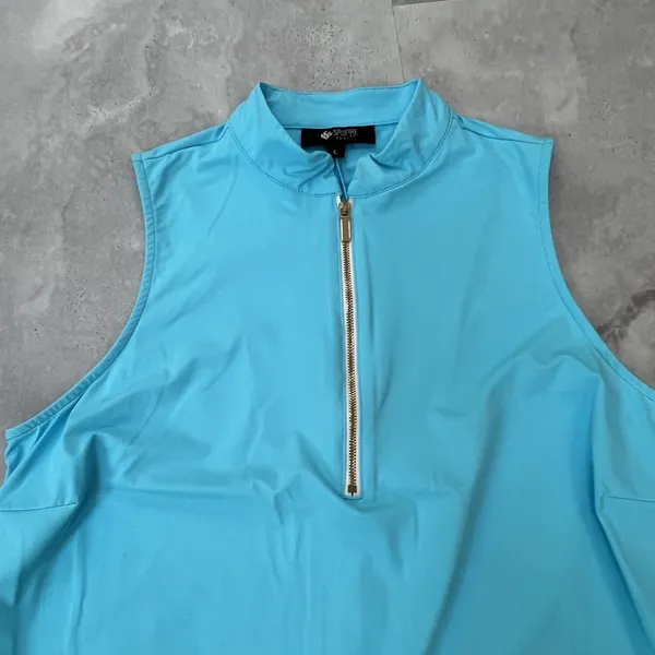 Spitfire Activewear Sleeveless Women's Golf Oceana Top‎ Blouse Size Large L - Image 3