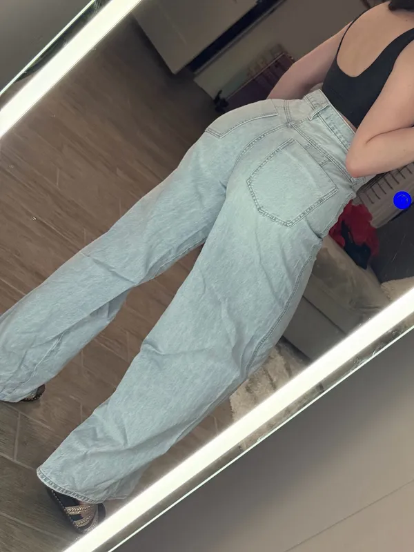 WE THE FREE CRVY GIA high rise wide leg jeans - Image 4