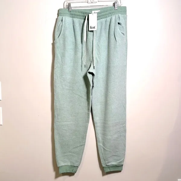 Feat BlanketBlend Fleece Jogger Pants Women XL Seafoam Green Loungewear Cozycore - Image 4
