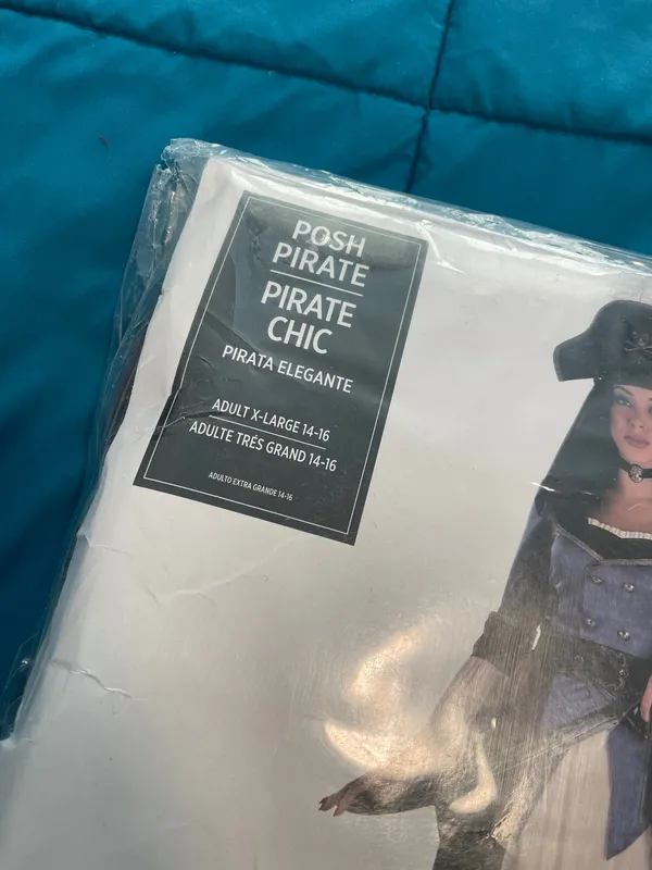 Womens posh pirate costume XL 14/16 - Image 2