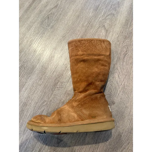 UGG Australia - Mid Calf Sheepskin Boots - Women’s 9, Chestnut - Image 2