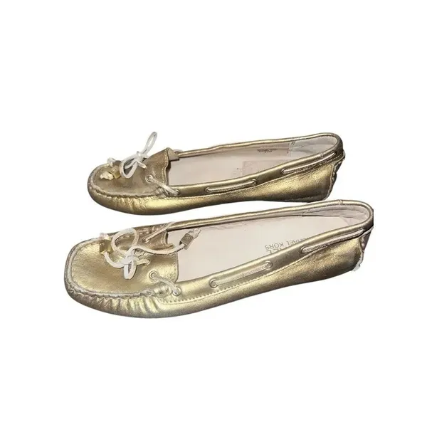 ✨Michael Kors Daisy Metallic Bronze Moccasins Sz 6.5 Loafers✨ - Image 5