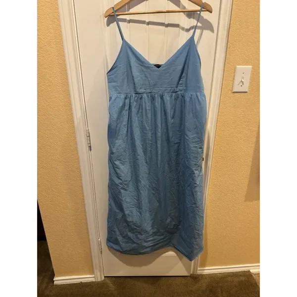 Quince Organic Cotton Midi Dress L - Image 4