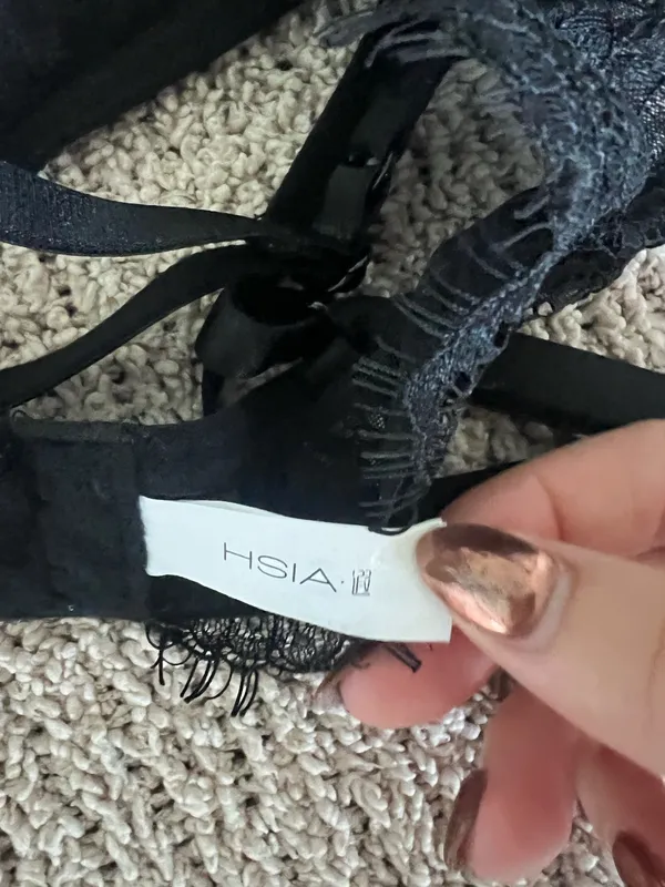PINK - Victoria's Secret Black lace balconette bra #lingerie - Image 3