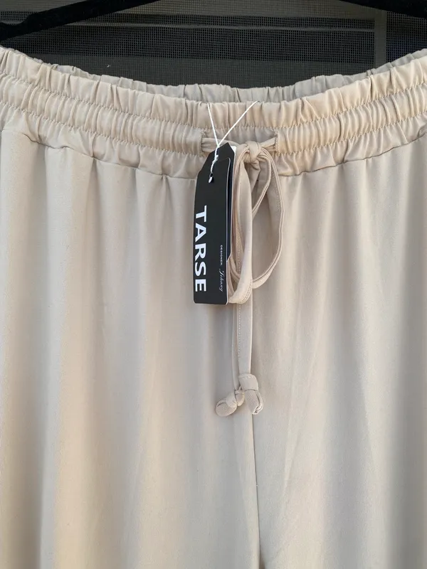 Tarse Wide Leg Palazzo High Waist Casual Sweatpants With Pocakets Yoga Pants New - Image 7