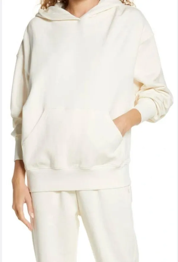 WeWoreWhat Oversized Off White Hoodie - Image 2