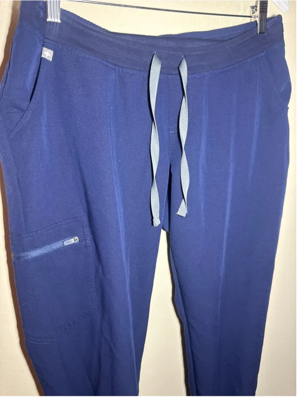 FIGS Technical Collection Jogger Pants Size M Blue 27/28” inseam - Image 2