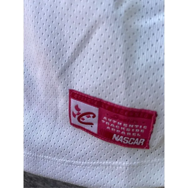NASCAR size L Truex Jr button front jersey. Pink Size L - Image 3