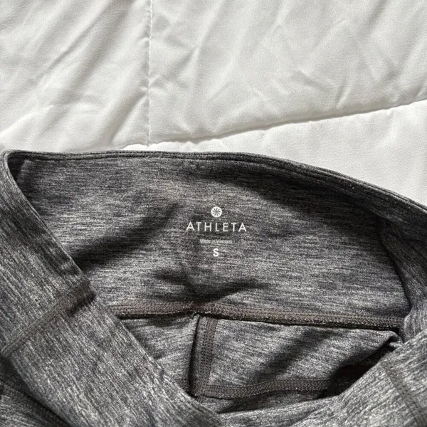 Athleta Revelation Heathered Gray Yoga Leggings Womens Size‎ Small Activewear - Image 5