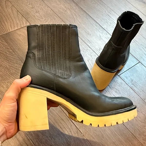 Dolce Vita Black Caster H20 Booties Size 8.5 C11-036 - Image 12