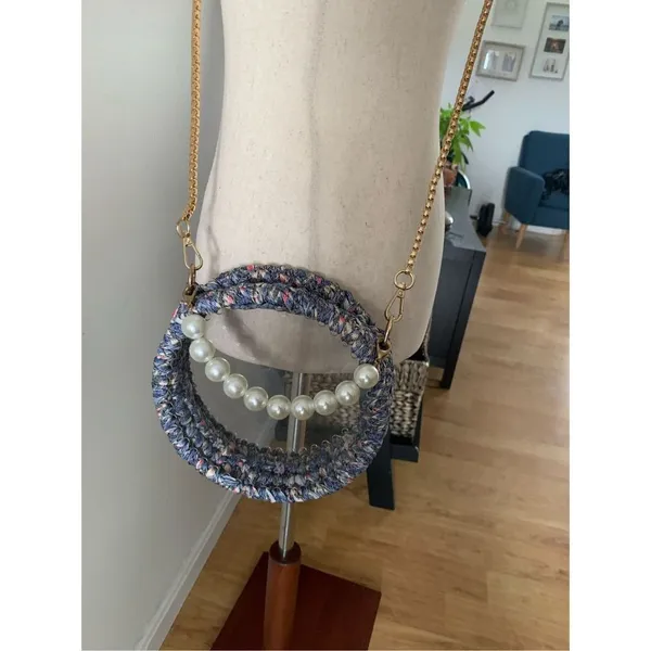 Retro clutch clear crossbody purse - Image 2
