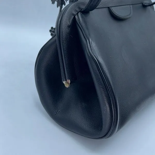 Black Aetna made in USA vintage faux leather satchel - Image 3