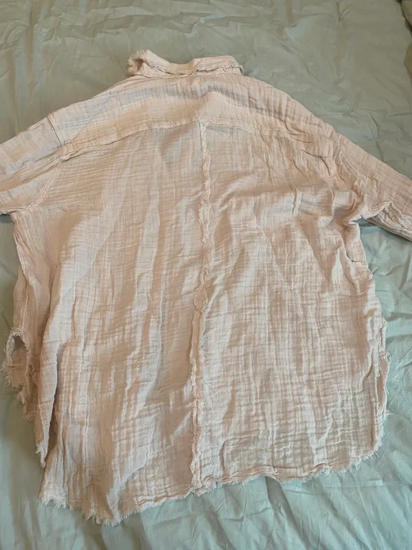 Urban Outfitters Linen button up - Image 4